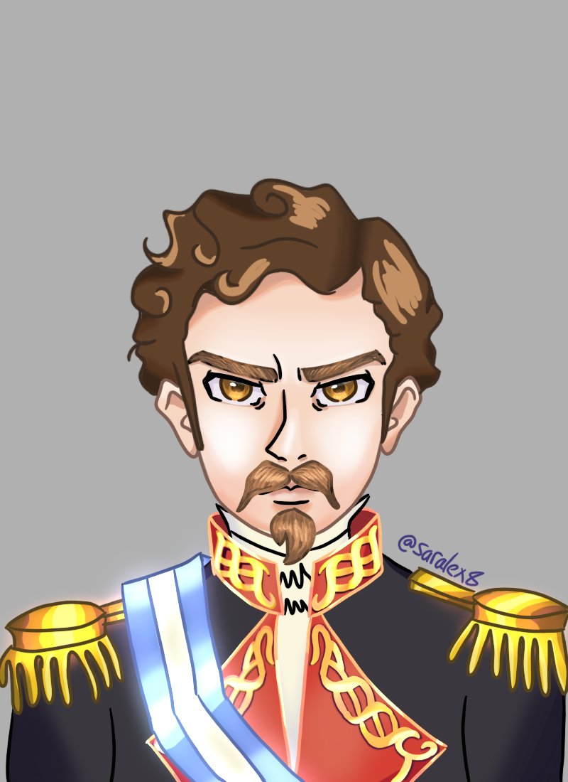 HistoriAlexia's tweet photo. Retratos en estilo anime del general Narváez y el general Espartero @DuquedeVictoria https://t.co/4feHXZohax