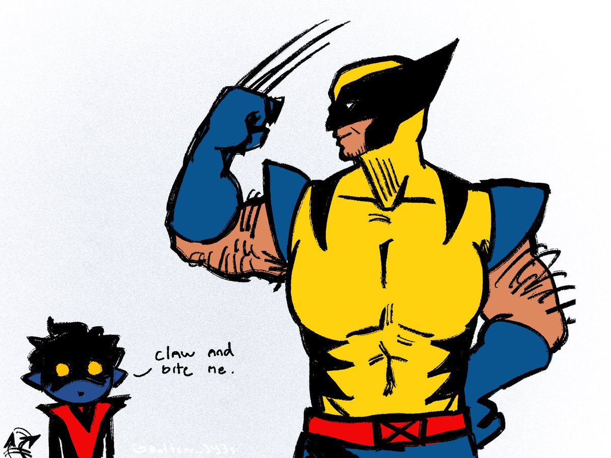 Rotten_3y3s's tweet photo. Devout catholic and devout freak
WANNA DRAW LOGURT WITH CYGATE ARMOR
#logurt #nightcrawler #wolverine https://t.co/5YEriEYNB6