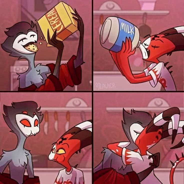Mathew_drones's tweet photo. Just two chaotic souls trying to survive another day together 😂❤️‍🔥🦉

#HelluvaBoss #Stolas #Blitzo #Stolitz #HelluvaBossFanart #FanArt #DigitalArt https://t.co/cxqrPERi6Y