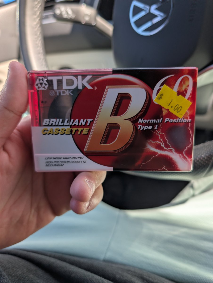 reactsimply's tweet photo. buy every sealed blank cassette you ever see under $2 https://t.co/31yxoq6ZPl