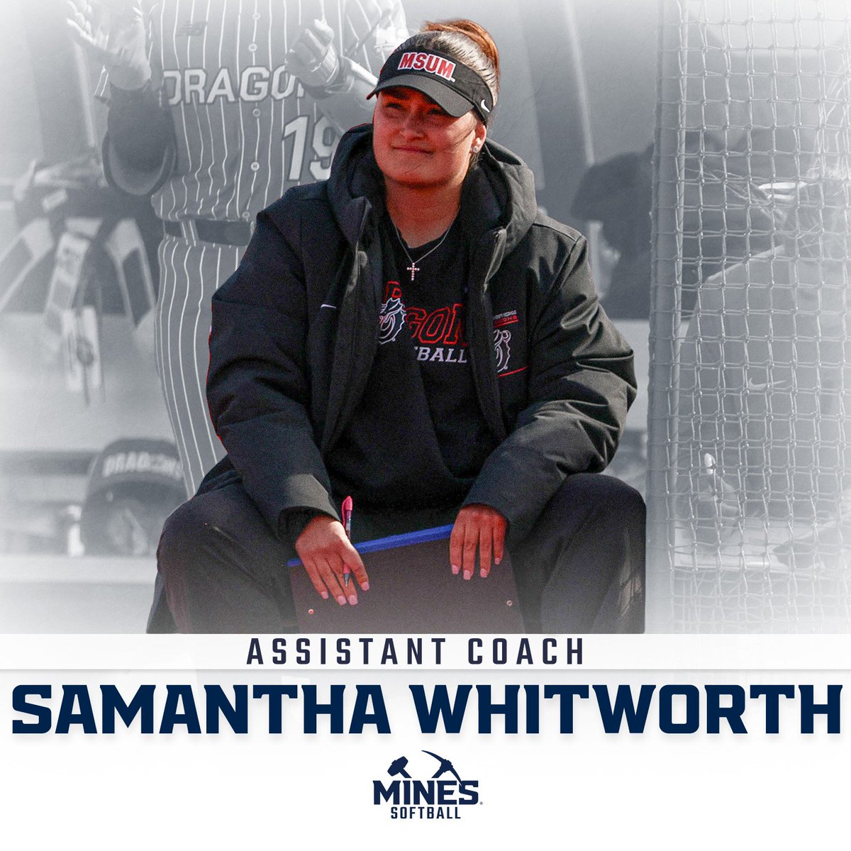 MinesSoftball's tweet photo. So excited to welcome Samantha Whitworth to our program! https://t.co/vcVvXtTMih