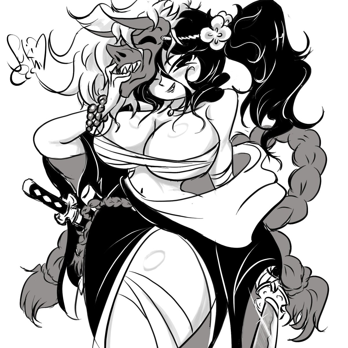 sukiecchi04's tweet photo. #37 The stuff Boss feels like drawing sometimes...

#digitalart #sukiecchiart #samurai https://t.co/m5GXhUpwaQ