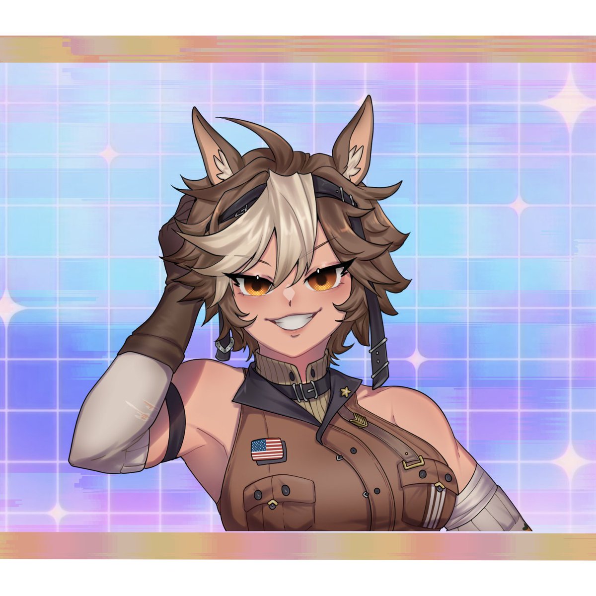 AdiAstraya's tweet photo. tomoe decal sticker done!  🤎🐴🤍
#Artofwarhorse https://t.co/H8BEUfsV9X