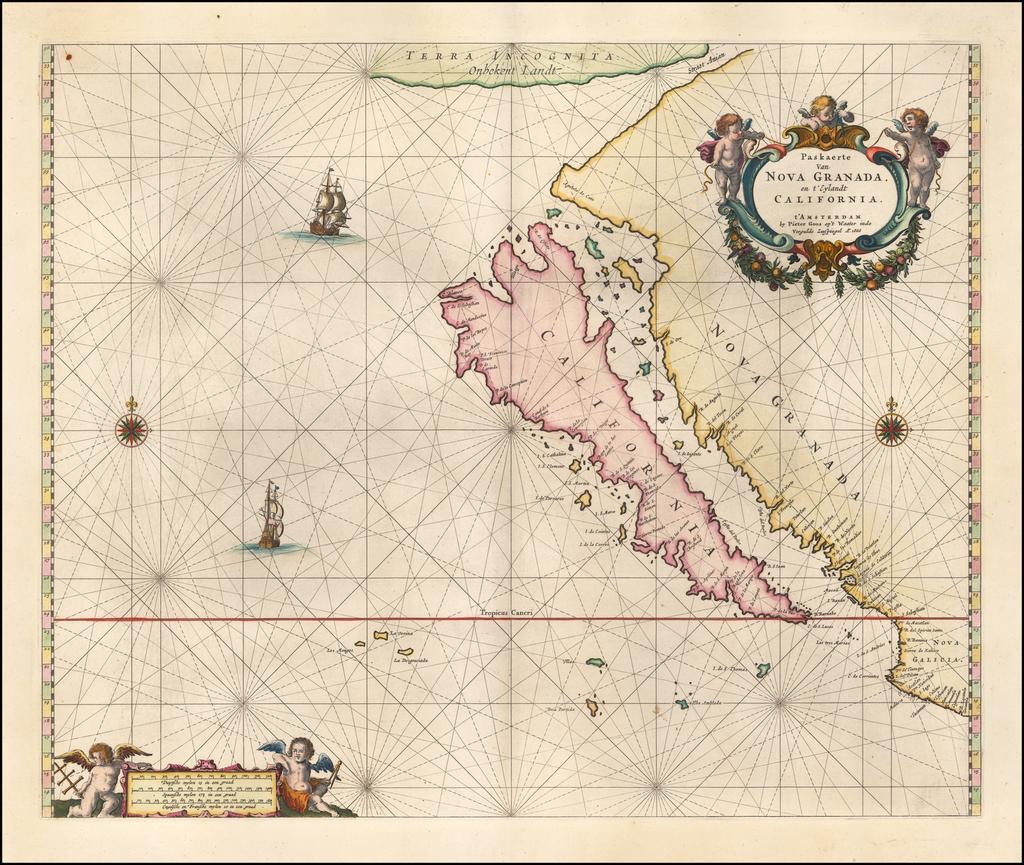 WorldBefore_'s tweet photo. You’ve probably seen one of these old maps before where
California is an island.

But before dismissing it as a 17th-century cartographer getting geography wrong, think about what a cartographer actually did.

These maps existed in a world where geographic information had enormous economic and military consequences. 

A badly wrong coastline could cost ships, cargo, time and lives.

Kings, merchants, naval commanders and trading companies depended on men like this.

This particular map was drawn around 1650 by Joan Vinckeboons, a professional Dutch cartographer whose work was used for merchant and military shipping.

And he wasn’t alone.

Multiple professional cartographers depicted California separated from the North American mainland.
So “old cartographers just got it wrong” isn't a very satisfying stopping point for me.

How did multiple professionals come to the same conclusion?

What information were they working from?

That’s what I wanted to find out.