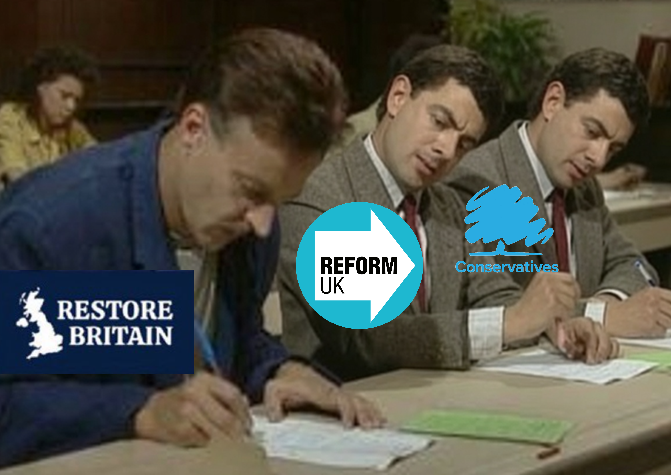 BasilTheGreat's tweet photo. How the next 3 years of politics on the right will go

Restore Britain have been a gamechanger https://t.co/PcKJlqgNKd