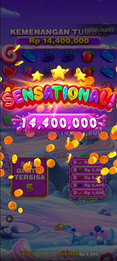 mainnyalabet's tweet photo. BUAH YANG SANGAT MANIS HANYA DI NYALABET🎰

Tonton replay:
https://t.co/cmK0rvhLad

Coba gamenya:
https://t.co/yj04pRQxFo
https://t.co/yj04pRQxFo
https://t.co/yj04pRQxFo

18+ | Bermain dengan bijak. https://t.co/TIJlVXYvb1