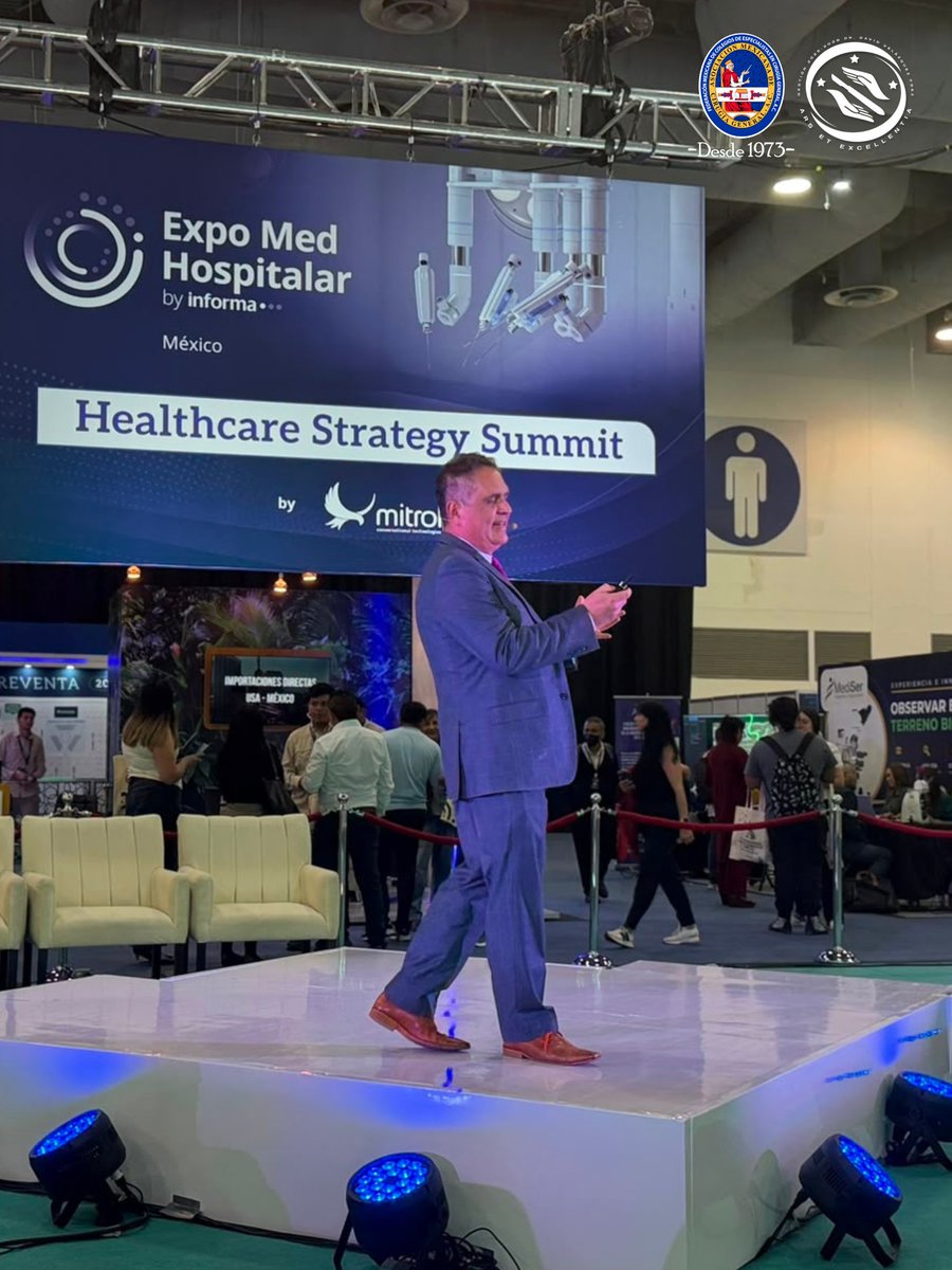 amcgmx's tweet photo. 🩺 Innovación, tecnología y educación quirúrgica para transformar la salud

El Dr. David Velázquez Fernández, nuestro Presidente de la Asociación Mexicana de Cirugía General (AMCG), participó en el Healthcare Strategy Summit de Expo Med Hospitalar México, con la conferencia:

“Innovación y Nuevas Tendencias en Educación Quirúrgica”

Desde la AMCG continuamos impulsando espacios de diálogo, actualización y colaboración que contribuyen al desarrollo de una cirugía más innovadora, humana y preparada para los desafíos del futuro.

#AMCG #CirugíaGeneral #EducaciónQuirúrgica #InnovaciónMédica #ExpoMedHospitalar