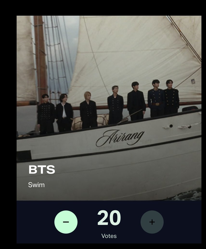 LetsBeGoodHuman's tweet photo. DOUBLE VOTE TODAY (20 VOTES PER CATEGORY) 

Vote SWIM - Song of the Year

https://t.co/q2GHYMluXc

Vote SWIM - Best Kpop

https://t.co/zrCgViOY2J

Rinse and repeat with all your mails https://t.co/IuNWrsnk3u