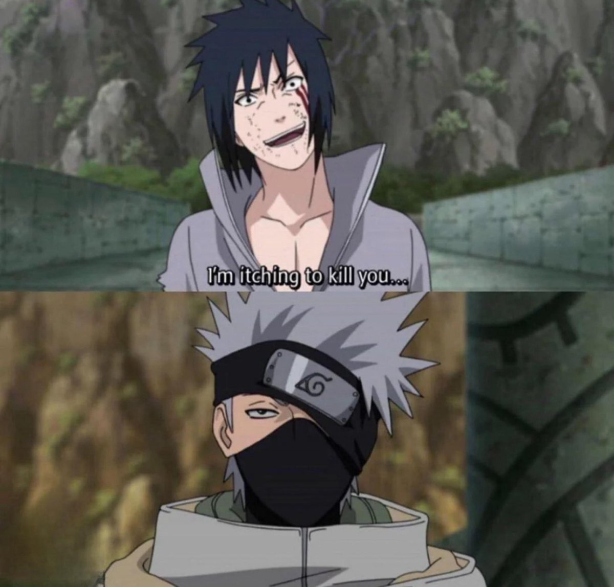 undercutofalice's tweet photo. I’ll forever respect kakashi for not putting up with sasuke’s little edge lord act https://t.co/Lcs5VeG168