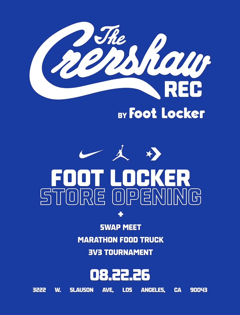 itscloudnai's tweet photo. The Crenshaw Rec open this Saturday 8.22.26 , I had the pleasure of shooting all stills for this project and I’ll be viewing  the rest of my work in person for the first time with the rest of the public 🥹🫶🏾 https://t.co/BynRwqiACQ