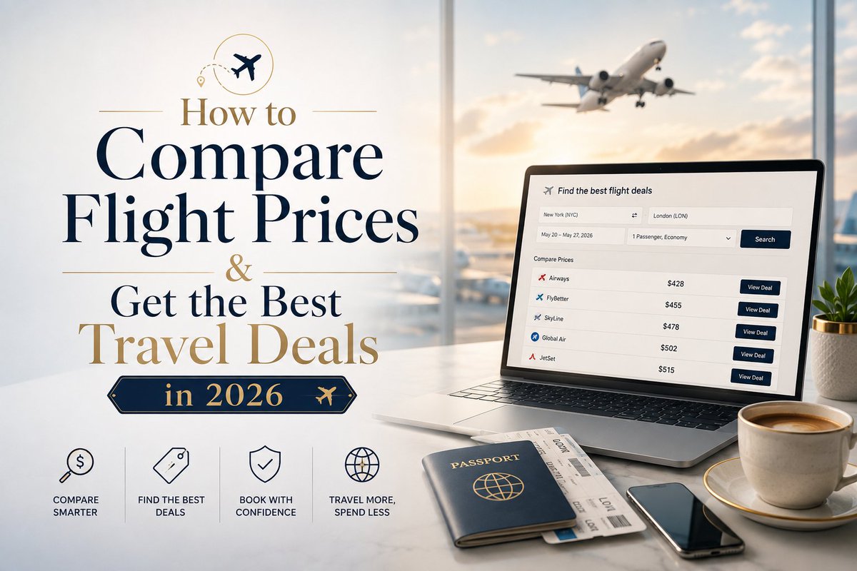 Mahmoud772288's tweet photo. Flight prices feel random, but they aren’t. ✈️

Skip the "Tuesday midnight" booking myth. For genuinely better deals: 
1️⃣ Search flexible date calendars 
2️⃣ Compare multiple aggregators 
3️⃣ Verify and book directly with the airline

What’s your #1 travel booking hack? 👇 #Travel https://t.co/aRy0V5khrf