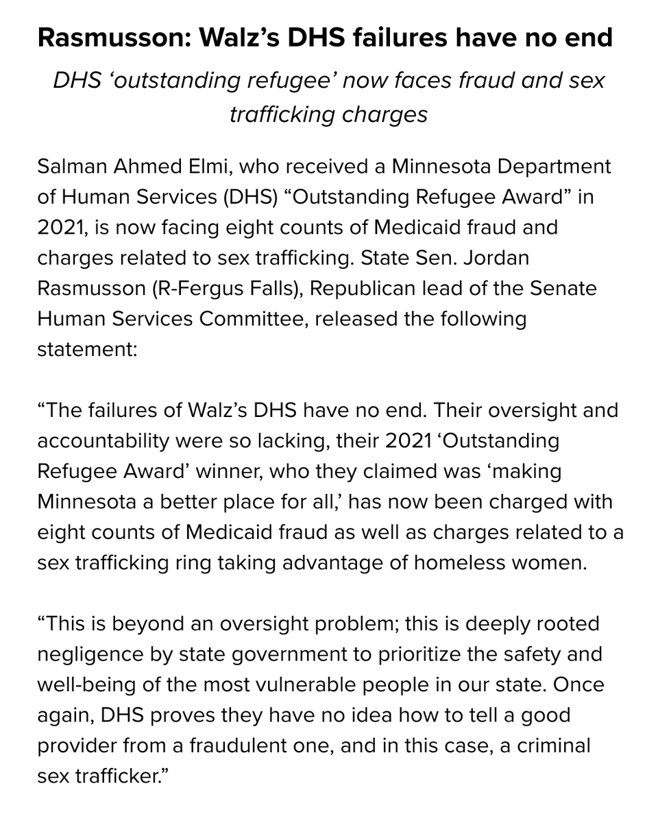 mnsrc's tweet photo. Tim Walz’s DHS failures have no end. https://t.co/ugYJfV7oB8