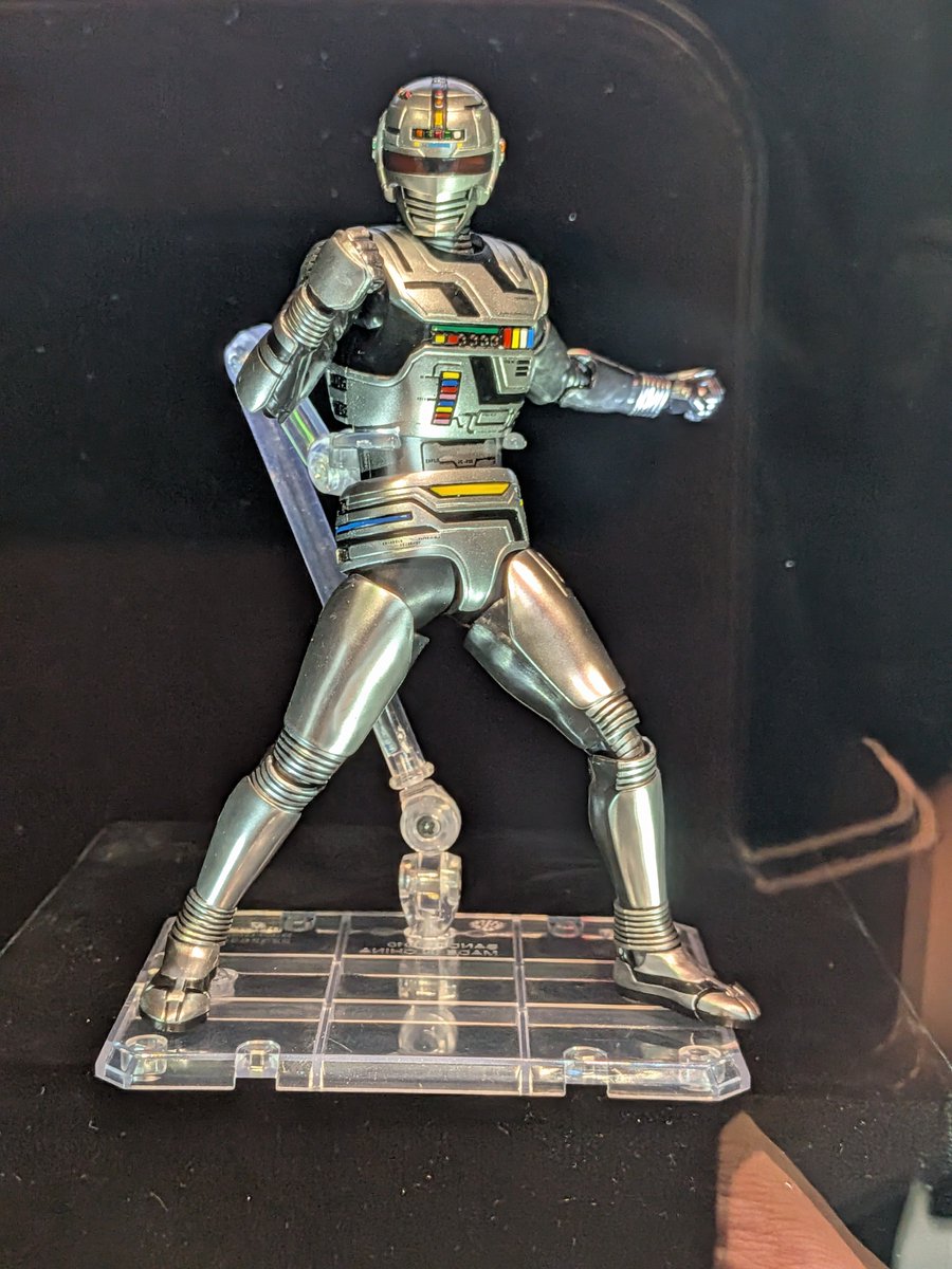 CinemaSyota's tweet photo. TAMASHII NATIONS STORE TOKYO📷️
【2026/08/18(火)】
S.H.Figuarts（真骨彫製法）
宇宙刑事ギャバン【参考出品】
ギャバンの頭部パーツは集光タイプになっている。
#真骨彫製法 #宇宙刑事ギャバン #t_shf 
#魂ストア東京 https://t.co/9sqg2XOQf7