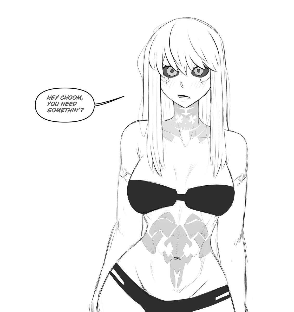 TrueLordPotato's tweet photo. Rebecca with bangs for some reason https://t.co/vbbHvurCMW