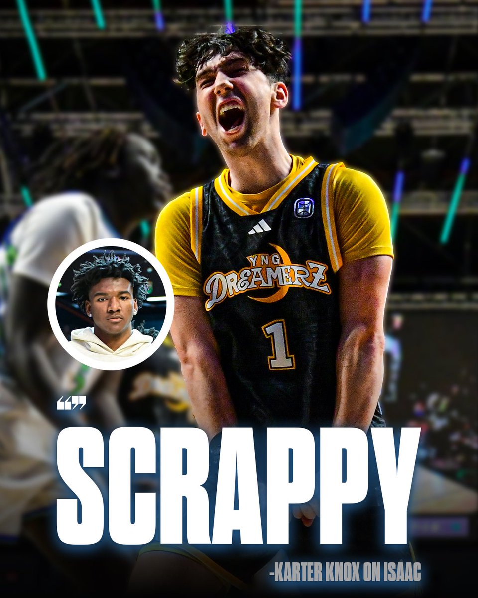 OvertimeElite's tweet photo. Karter Knox gives Isaac Ellis his flowers since joining Louisville 🤝 @isaacellis2027 @thekarterknox @LouisvilleMBB https://t.co/oHyOLkek61