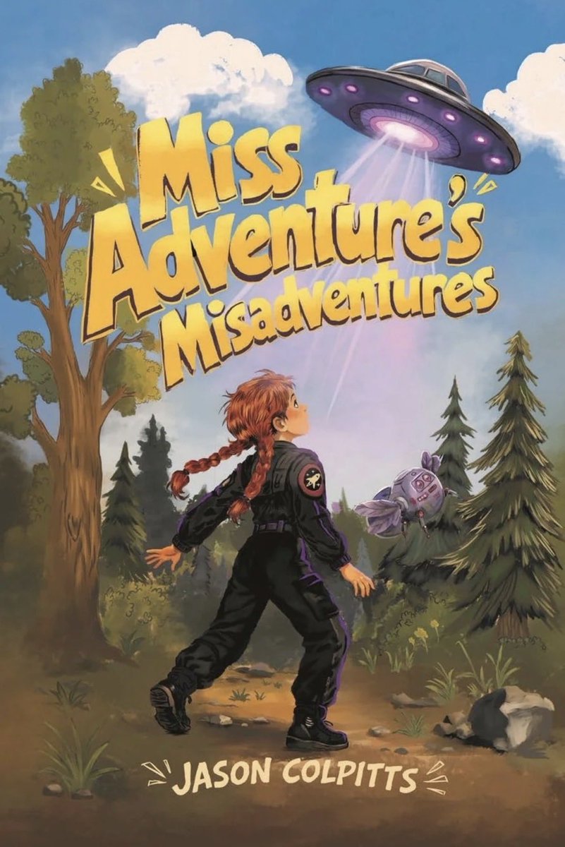 WatchfulWizardP's tweet photo. RAFFLE TIME! We're celebrating Miss Adventure's Misadventures by Jason Colpitts. To enter the Raffle all you need to do is the following: Post on social media, “@WatchfulWizardP has a new book” We will be choosing the winner on Saturday August 22nd. The book releases Aug. 25! #BookGiveaway #MiddleGrade