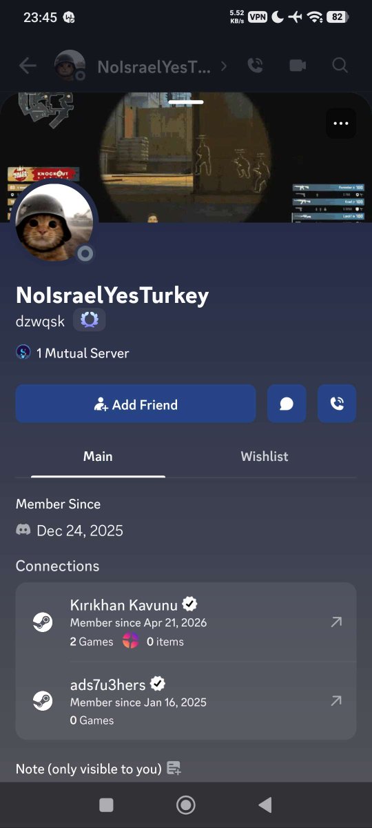 NeseOSNews's tweet photo. The dzwqsk discord user was harassing to Israel. We decide to leak their DIscord user IDs and proofs.
Discord user IDs:
1453423837214408875

Proof (in these images)

We recommend that harass these users

#NeseOS #Microsoft #Discord #Israel #NOPALESTINE #Azerbaijan! https://t.co/cZqKtUpSEA