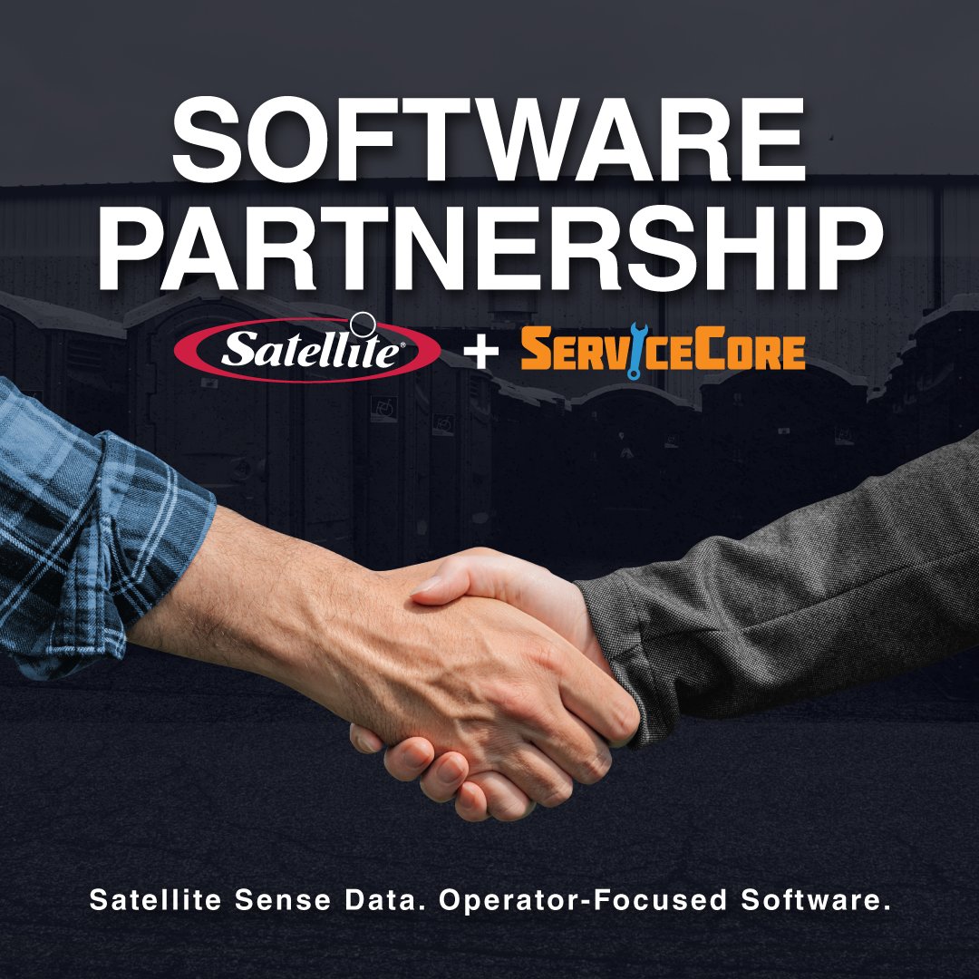 satindustries's tweet photo. Smart  hardware is only part of the equation.

Satellite Sense data connects with ServiceCore software to help portable sanitation operators turn GPS, usage, waste levels, tip-over alerts, &amp; more into smarter service decisions.

Learn more about the partnership.

#SatelliteSense https://t.co/EeObJ5t71X