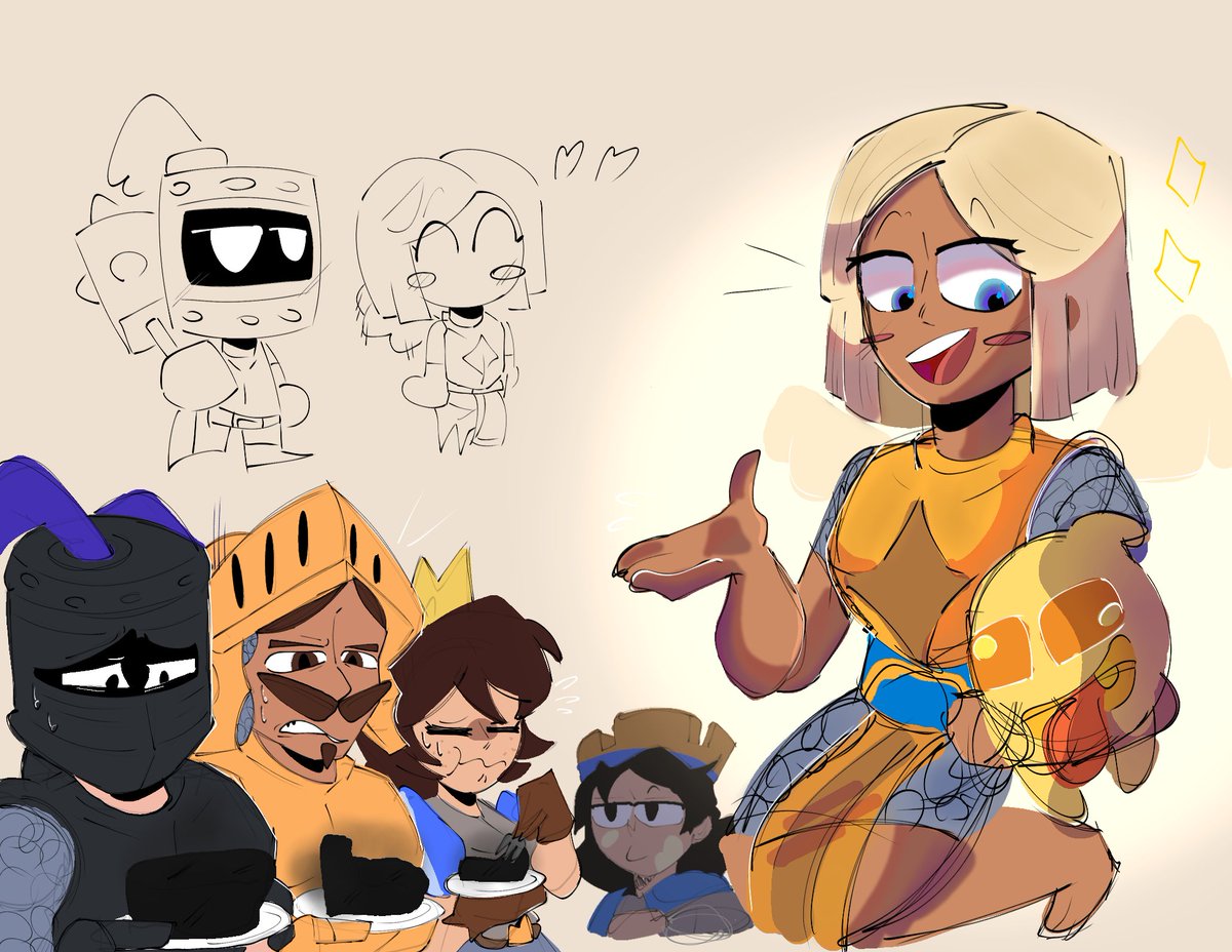 Lil_Radiance_87's tweet photo. Bocetos nocturnos 
#ArtRoyale #ClashRoyalefanart https://t.co/WKEU2Hflw7