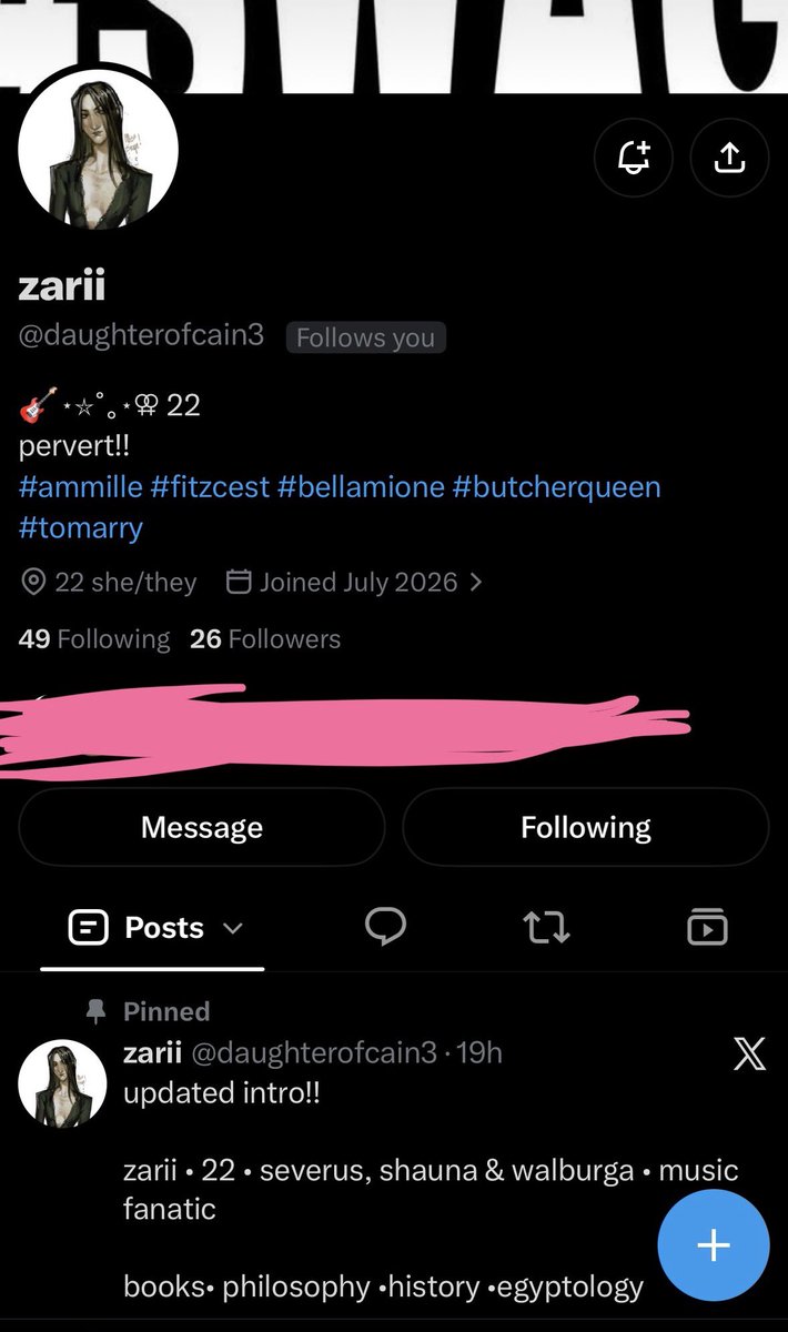 vampyriccs's tweet photo. @appIecakepie @ammillecrellin yes and this is her old profile saying she's 22, very inconsistent https://t.co/2n32ktTrkW