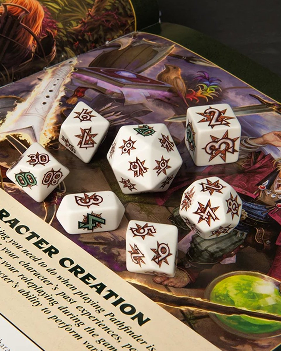 MiniMartTalk's tweet photo. Roll up in your next Pathfinder session with dice fit for the adventure. Botch Dice has fantastic human-made, officially licensed dice for Pathfinder!
Shop Now: https://t.co/YrrgKnGuL4
#Botch #BotchDice #Pathfinder #PathfinderDice https://t.co/7sFfZ9oAu8