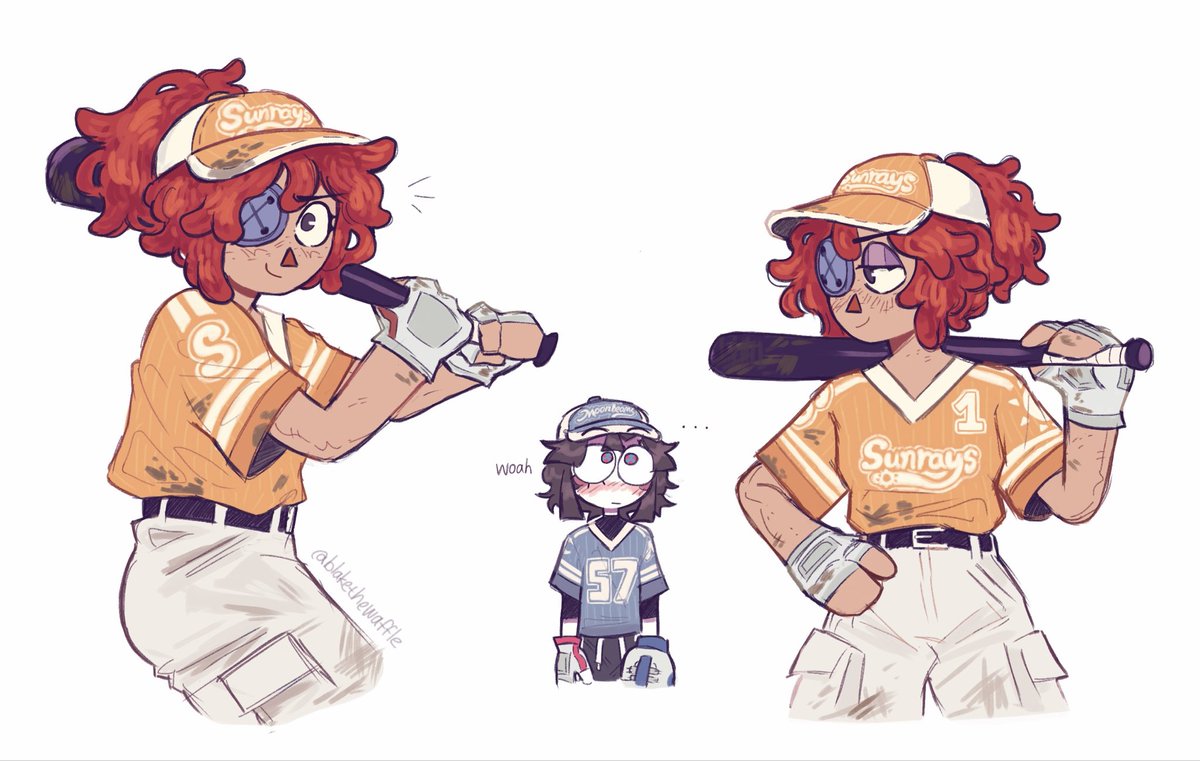 blakethewaffle's tweet photo. i was originally going to draw some softball ragapom but hated their outfits so i just started doing whatever helpp anyway THEYRE SO CUTE #ragapom #jesterdoll #tadc https://t.co/kJoFOrbjEE