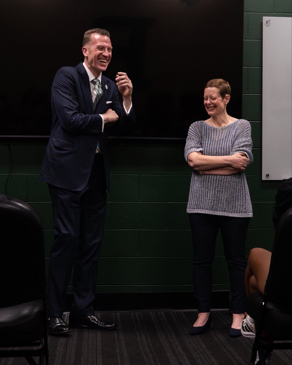 EMUSoccer's tweet photo. Thank you, President Dr. Brendan Kelly and Dr. Tressa Kelly! 🥳 https://t.co/wzNFgm0PHm