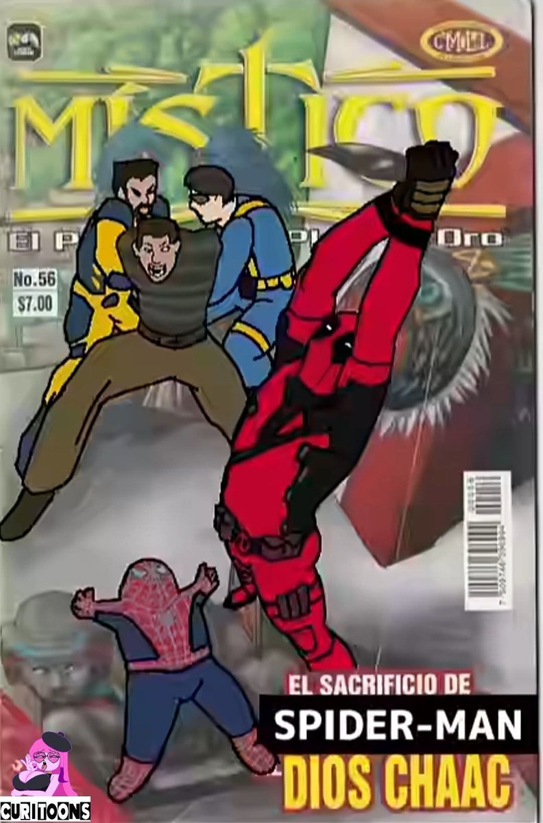ToonsGrasa's tweet photo. Se va la cabra🐐
#Spiderman https://t.co/rPzKhj9UvK