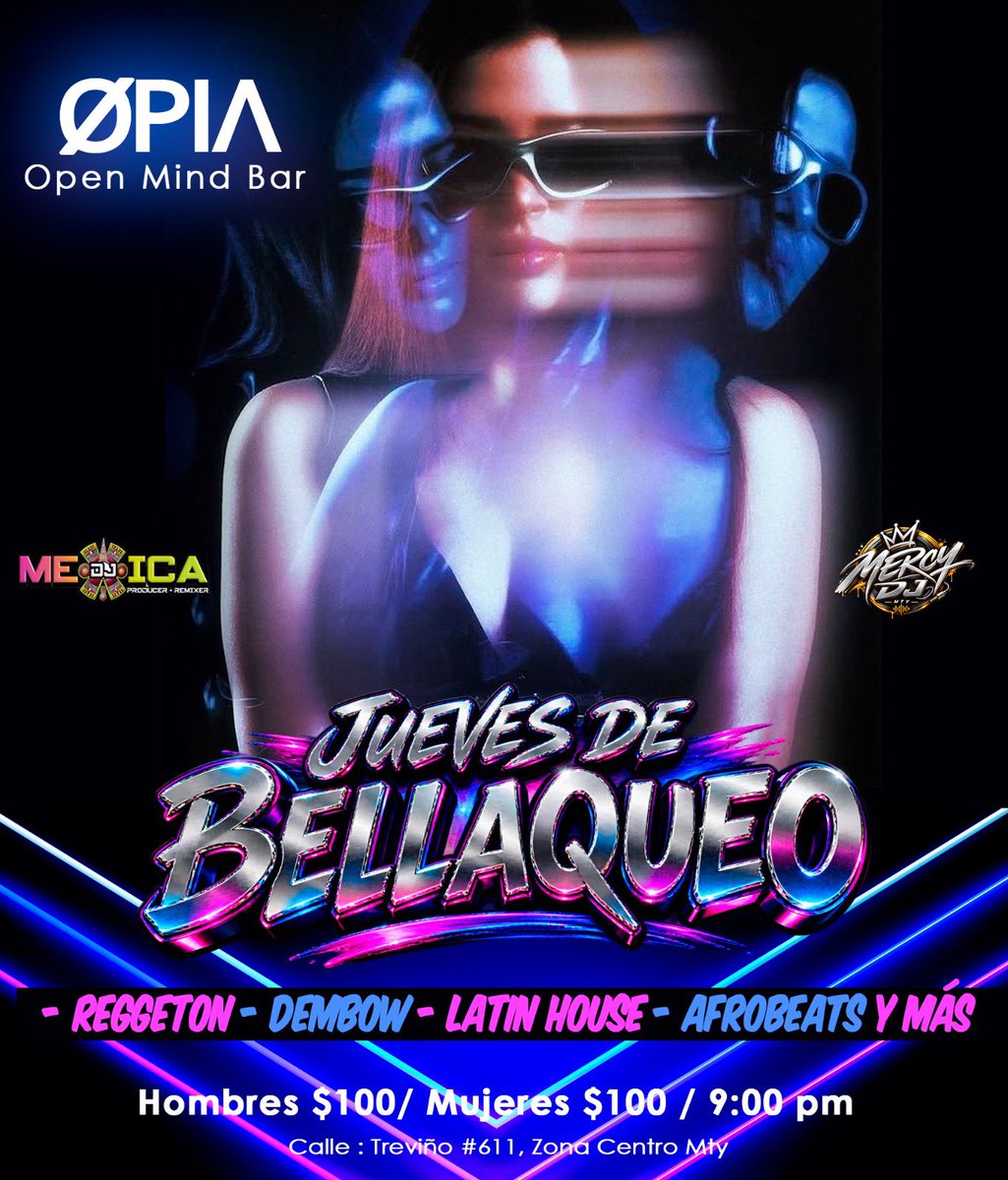 opiamty's tweet photo. 🔥 JUEVES 20  DE AGOSTO🔥

DJ MEXA + DJ MERCY 

📍Treviño 611, Zona Centro.

HOMBRES: $100/ MUJERES:$100

🚨Compra una cubeta y te regalamos 5 cervezas más🔥

9:00 p.m.

@LUX_MTY @Dex_Gza @sdcmedia @sillonkama1 @SexyVelvetRoom @XposeGirls https://t.co/Va8Cr1BbQw
