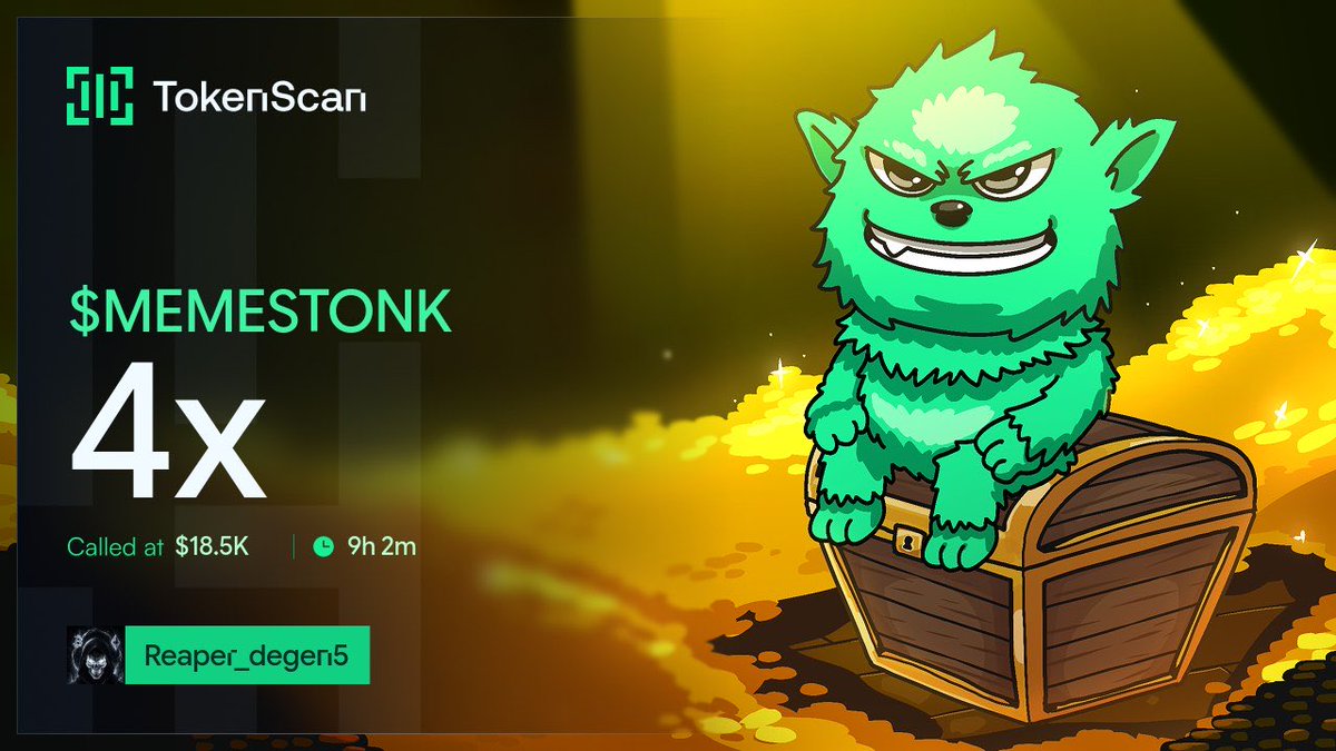 Reaper_degen's tweet photo. $MEMESTONK 
4x 

BfgakHXUGEedyG6KJbp936aE4cmnamFRBMfGqM53pump https://t.co/cfzHkaZ3pX