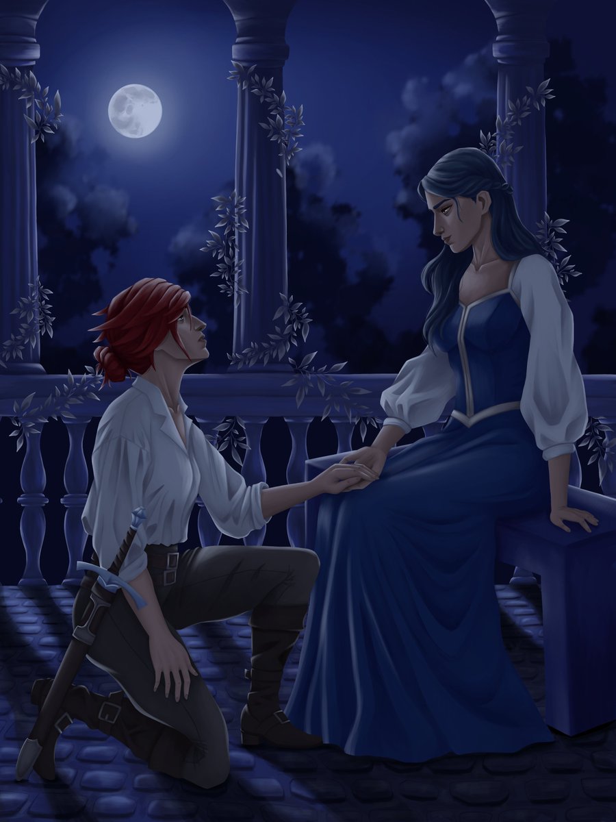 valmaydm's tweet photo. 💙 I wonder what Vi would say to Caitlyn on this quiet night

#caitvi #CaitViColorFest #HITC
(should I even mention which fic inspired this?) https://t.co/Z3j15hv7ne