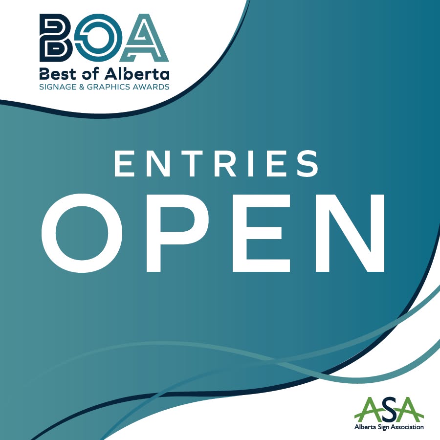 ASA_Signs's tweet photo. We may all still be in summer mode🌞, but the deadline for the 2026 Best of Alberta Signage &amp; Graphics Awards submissions are just around the corner!

This is your opportunity to showcase your work!

🏆 Submit your entry today:
🌐 https://t.co/ryLPNq0f0C https://t.co/orXJSY0I36