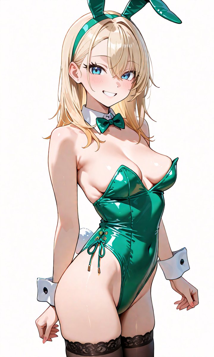 SirusiruAI's tweet photo. 緑バニー https://t.co/jIMCx2bYTM