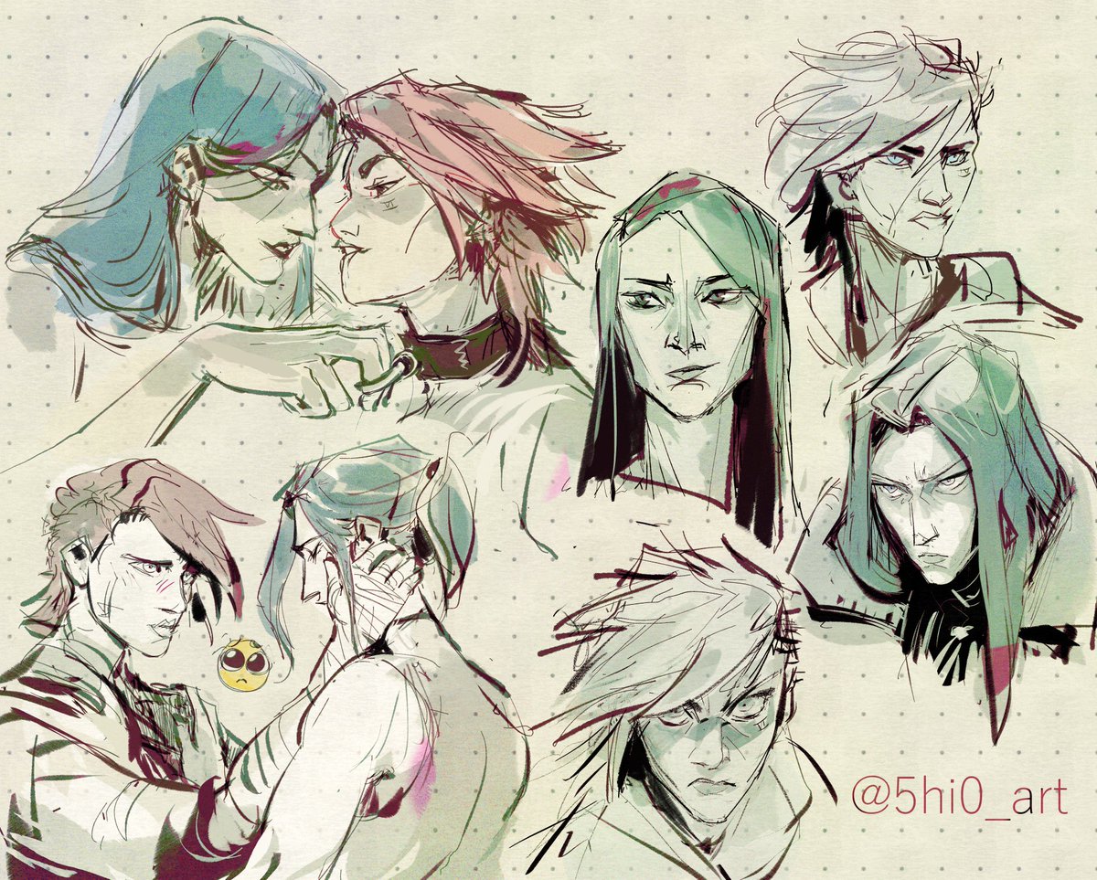 5hi0_art's tweet photo. I WANNA DRAW SOME YURI AGAIN 😳 which ship should i resume?? fr https://t.co/eOZ1vGYaMK