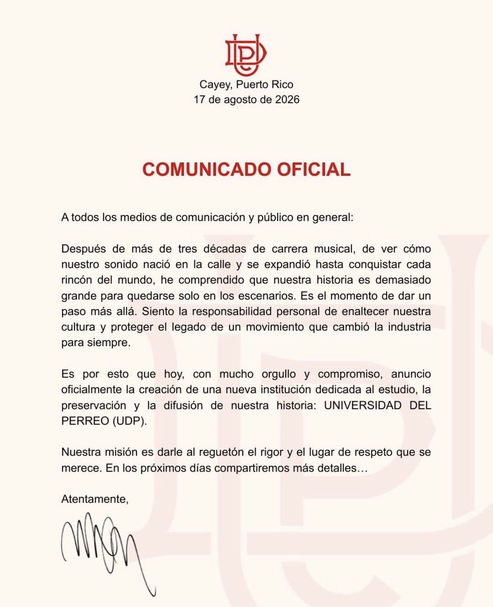 RealTimeRating's tweet photo. WISIN ANUNCIÓ LA CREACIÓN DE LA UNIVERSIDAD DEL PERREO. https://t.co/877LPbbLYJ