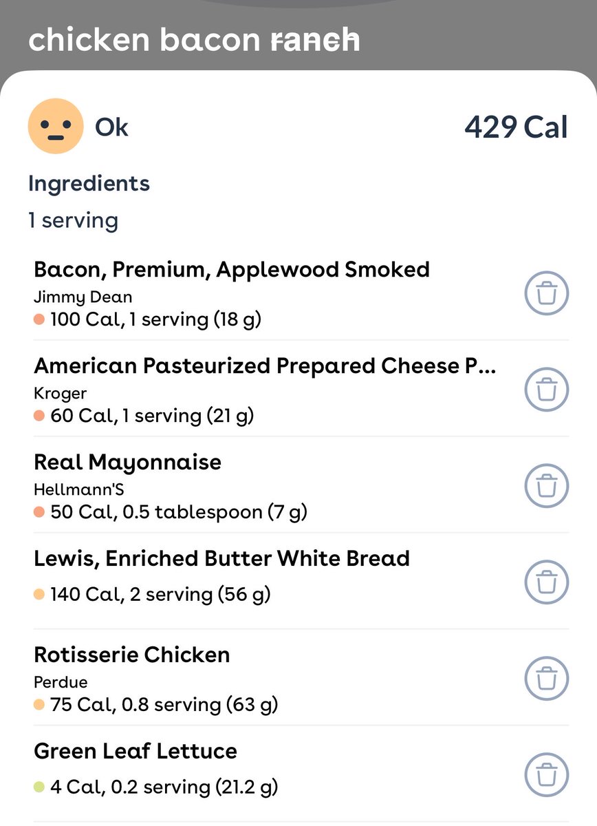 spit4r's tweet photo. okay… not terrible tbh. i need to find a lowcal mayo bc 100c per serving is insane actually https://t.co/hQ6VrKtKnY