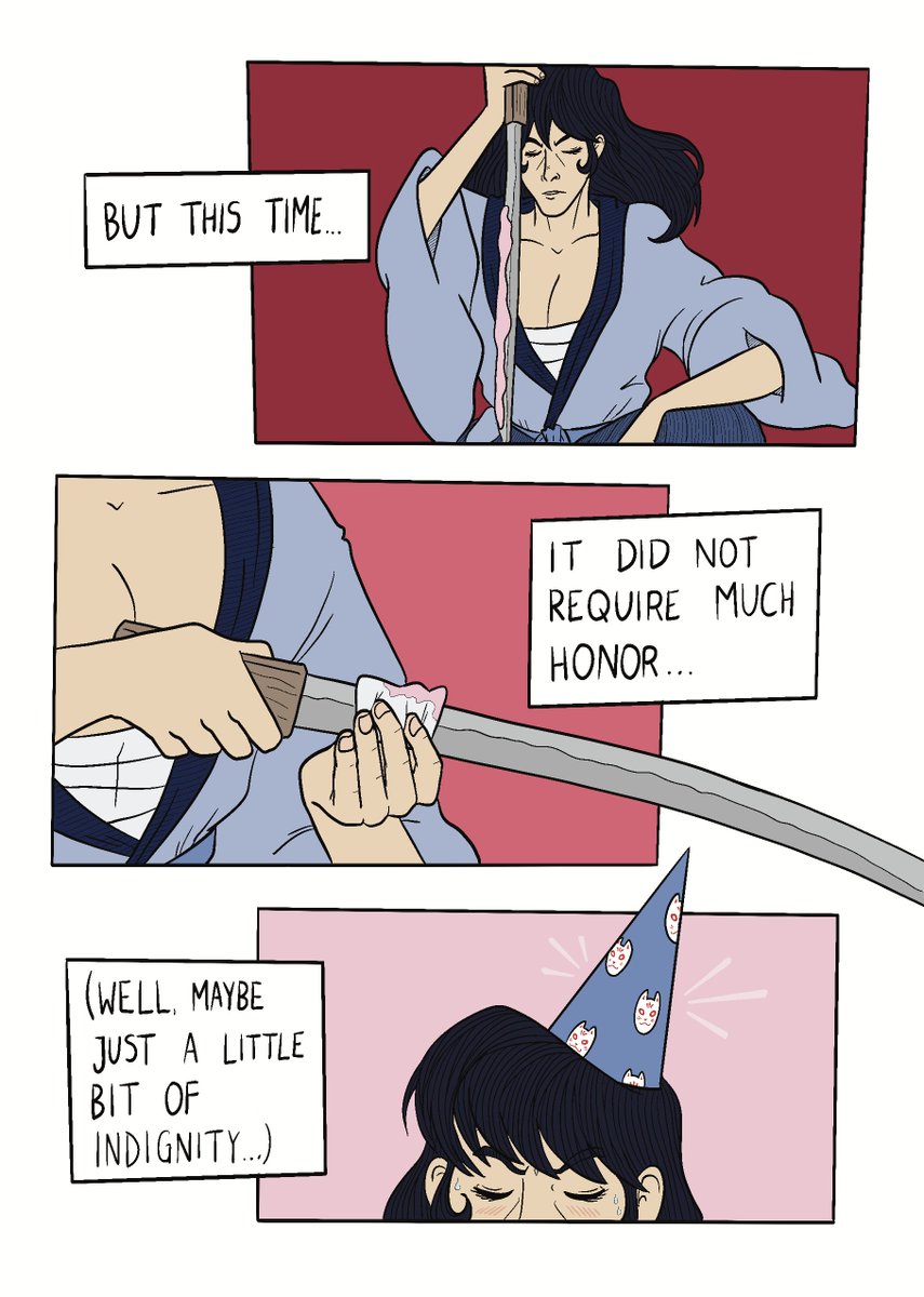 agudoodles's tweet photo. The comic I've drawn for Goemon's birthday zine!
Happy late birthday to the best samurai! 🩵 https://t.co/8YIeOUNnjZ
