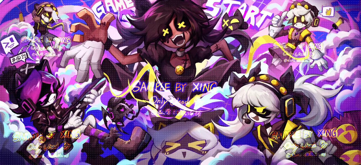 YaYingKitten's tweet photo. Game Start ☆
#Murderdrones #fanart 
创作者@XING_CrazyStar  和xing老师之前的合作！
很喜欢的一个paro🙇🏻‍♀️
🛒 https://t.co/UjKaIXmmHc https://t.co/cpIWj9fXKe