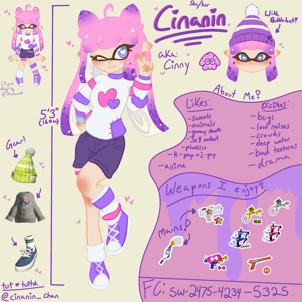 cinanin_chan's tweet photo. @sea_in_spanish Congrats on the milestone!! Your art is so cute!! Here's Cinny !! 🩷✨️ https://t.co/pKVp6PjKit