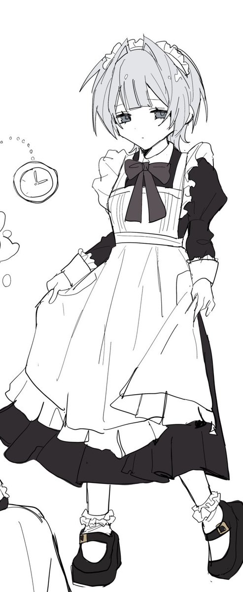 o2zZzn's tweet photo. メイド服verになりました…💙 https://t.co/wdjgeBioma