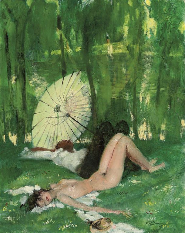 Revizorsb's tweet photo. Jean-Gabriel Domergue (1889-1962)
 - L'été https://t.co/BnrzGgK6wH