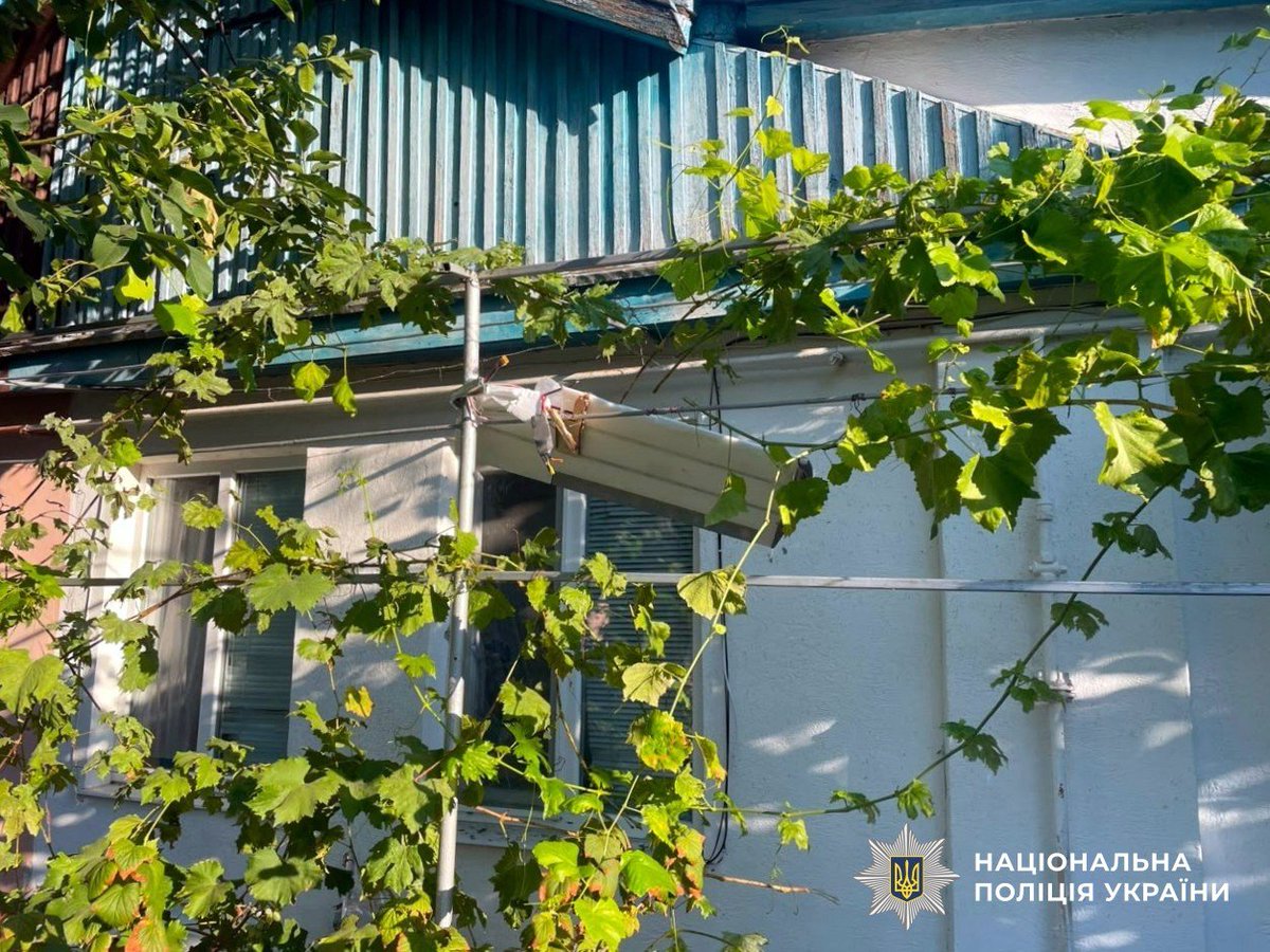 BohuslavskaKate's tweet photo. Russian drone dropped a munition directly onto a 2-year-old’s bed in Kherson, local police report��️

The strike targeted a residential home in the city’s Central district, with the explosive crashing through a window and landing straight inside the toddler’s crib. Miraculously, it failed to detonate, leaving the boy unharmed. 

Police and volunteers evacuated the family to safety.