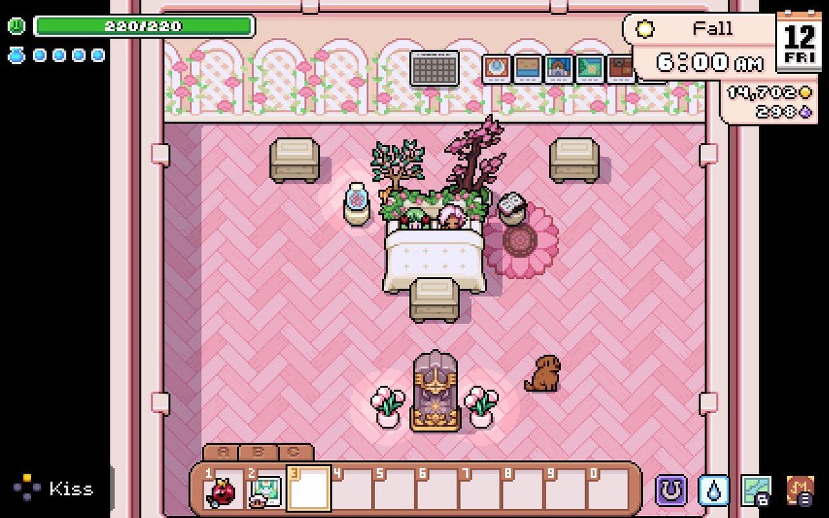 nanomily's tweet photo. SORRY EILAND YOU GOT MARRIED WITH A PEASANT WITH FIRST TIER HOME UPGRADE AND CEMETERY MOTIF. (I really have no idea he'd sleep in my home after wedding day and live with me😭 Good thing I placed the full-sized bed) https://t.co/8dSK10E6qf