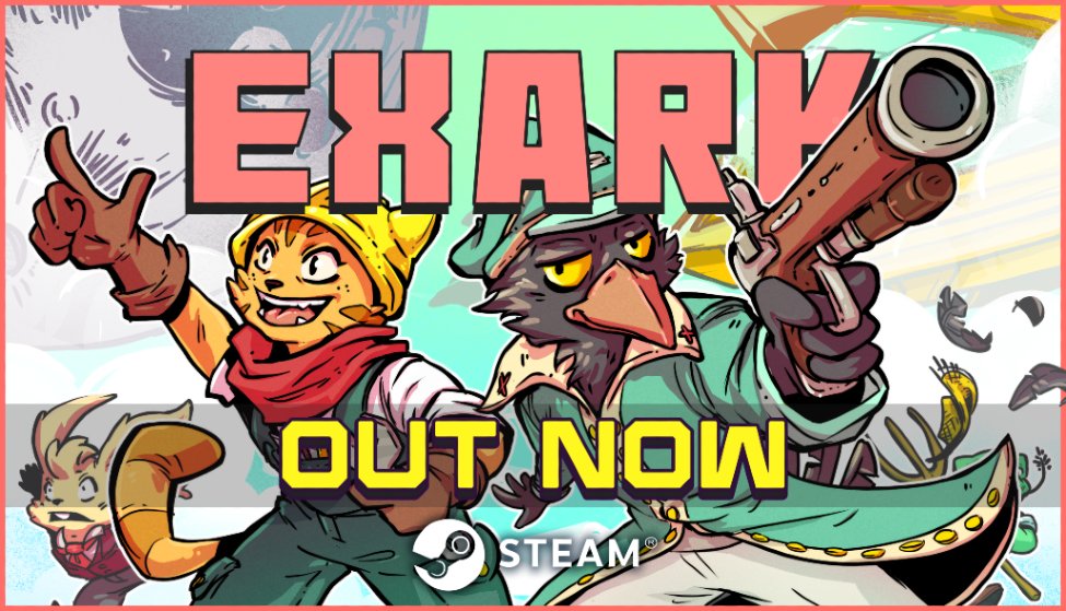GoblinzPub's tweet photo. It's time to take flight - Exark is OUT NOW on Steam!

Build. Recruit. Synergize. Survive the voyage to the rim of the world! 🚀

https://t.co/SJEakKzJFn https://t.co/54qHSo4i95