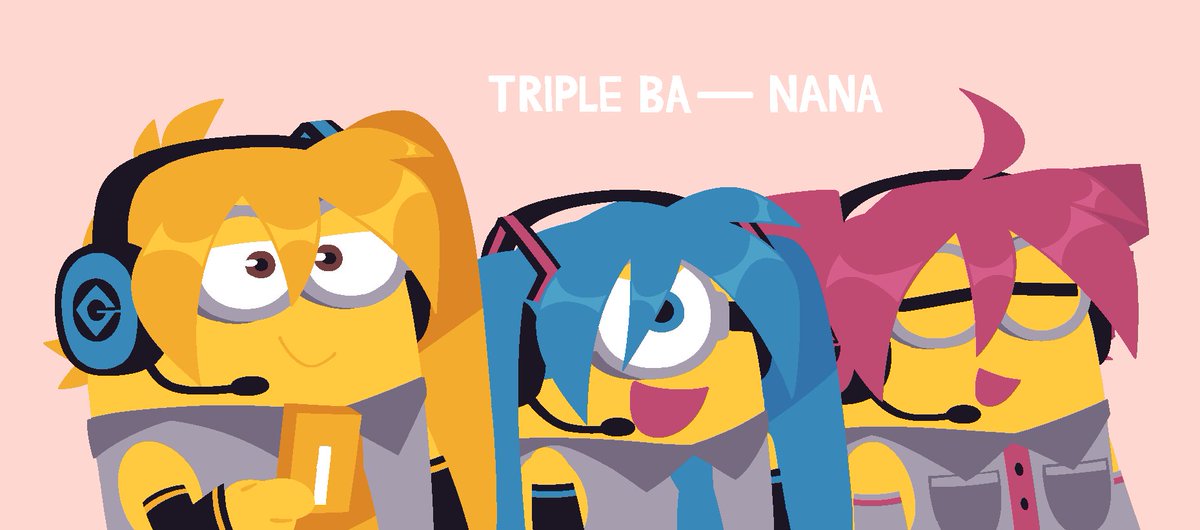 Fl00mie's tweet photo. triple wha #minions https://t.co/D1jBHjSJCl