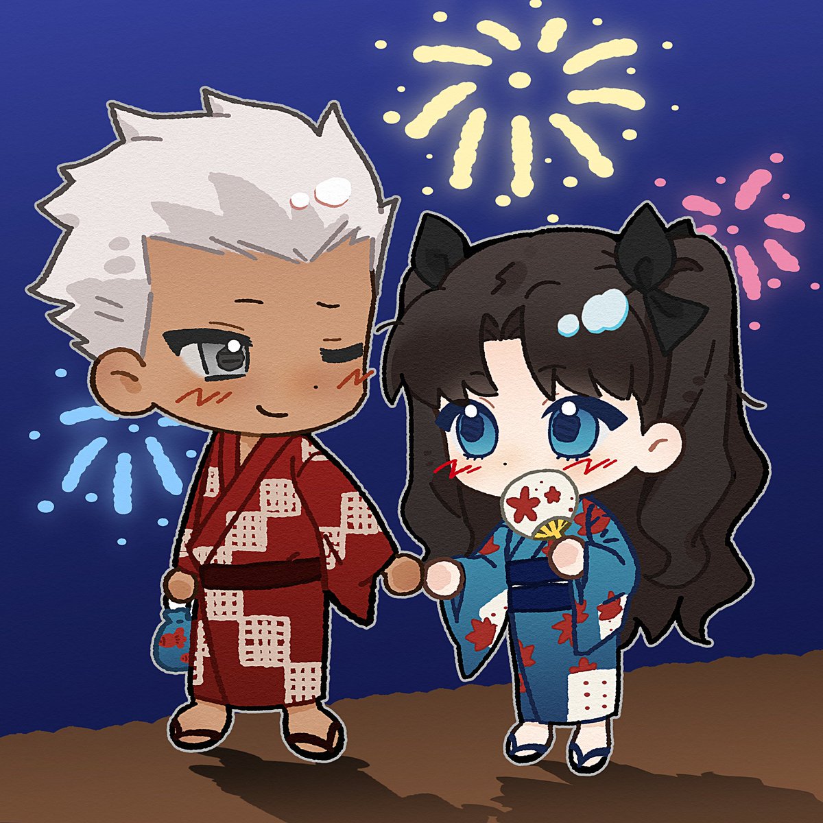 YYFreeGG's tweet photo. 七夕🎆
#弓凛 https://t.co/BhWQAeO3kt