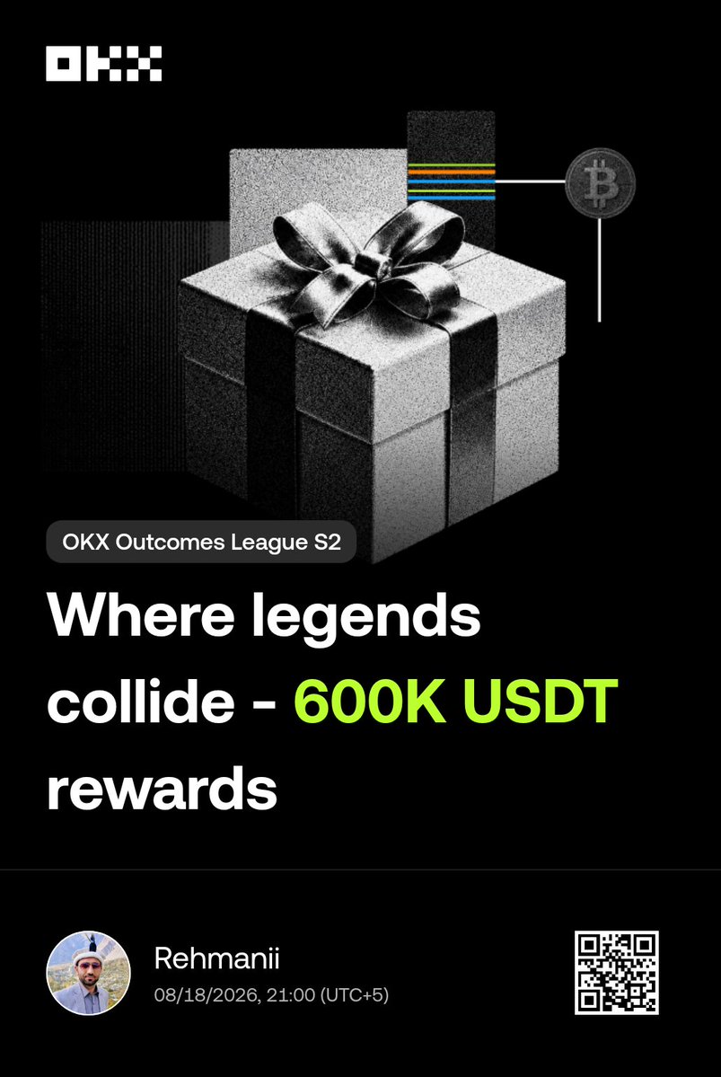 Rehmani300's tweet photo. Predict the outcome. Win big. Try it on OKX app 🔥
https://t.co/dvqzQcw4Gc https://t.co/5UipV6lan5