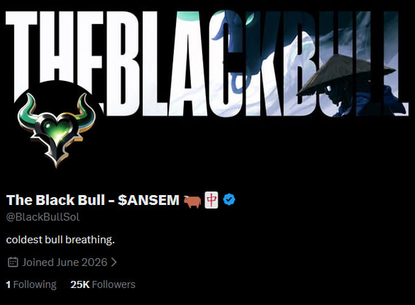 BlackBullSol's tweet photo. 25,000+ Black Bulls 🐂🀄️ https://t.co/h9Fv51TTOs