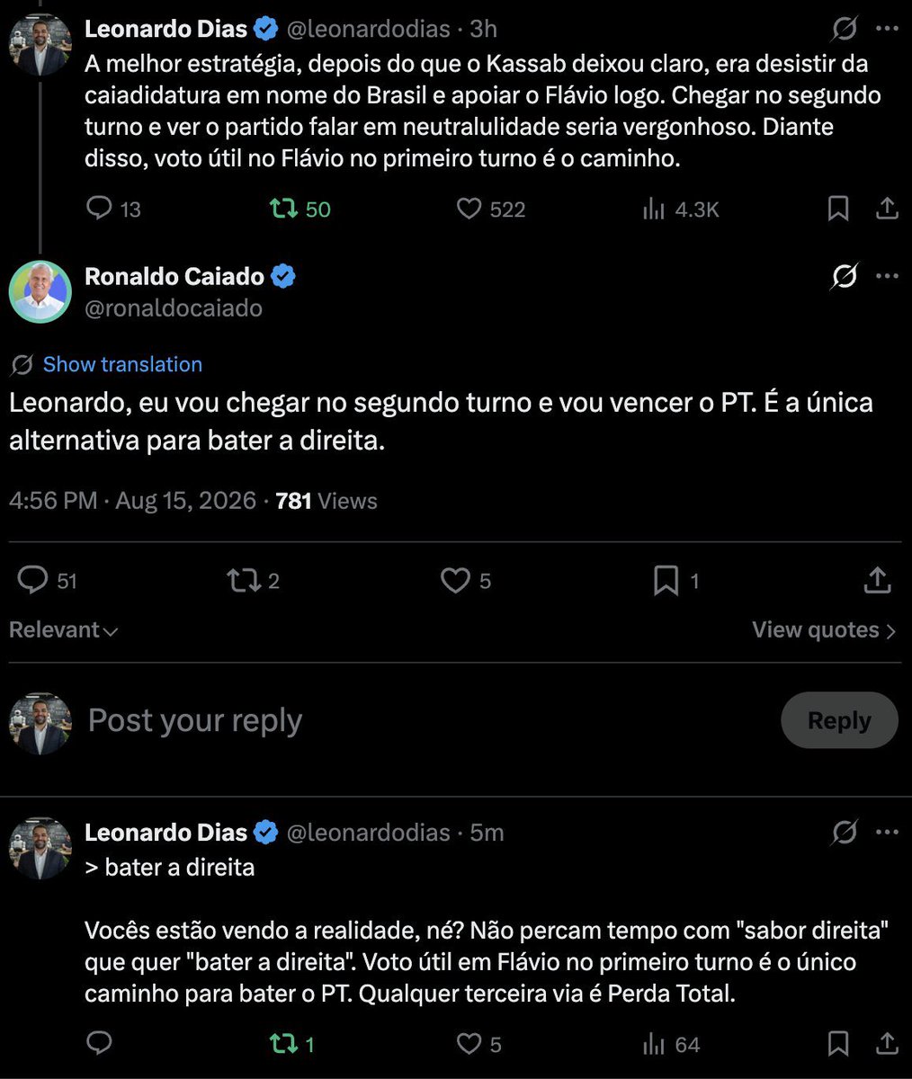 lfbordignon's tweet photo. @ronaldocaiado https://t.co/vtFQcmpl4Z
