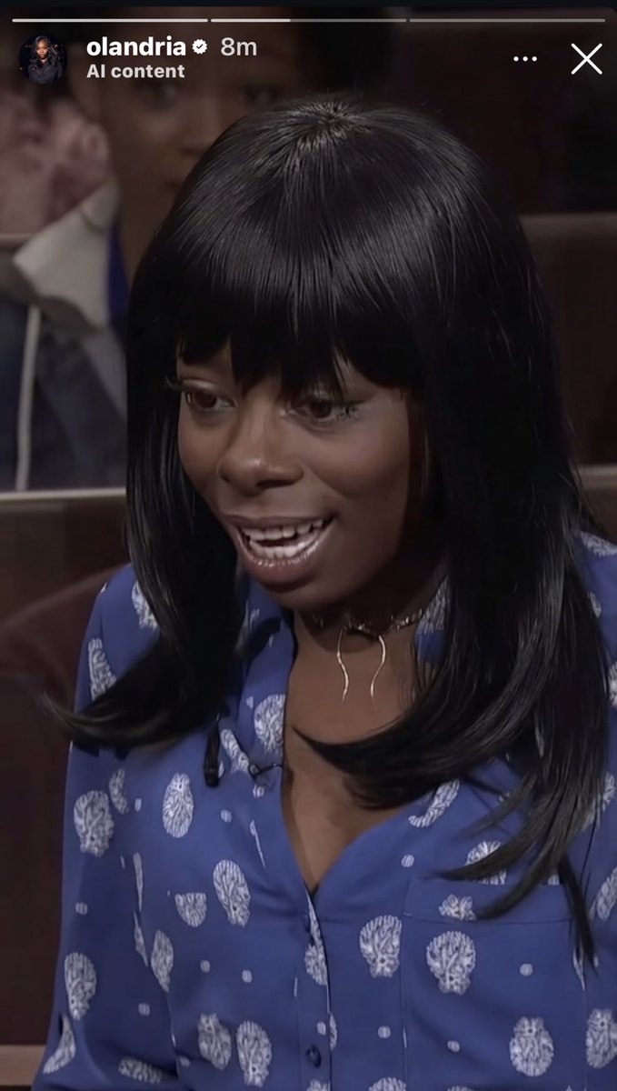 albcanada's tweet photo. olandria after vogue spilled her tea 😭 https://t.co/jVfhMwrUVk